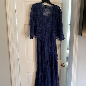 Blue Alex Evenings formal dress